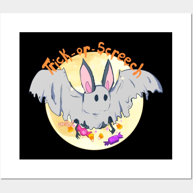 Trick-or-Screech Wall Art by paintdust